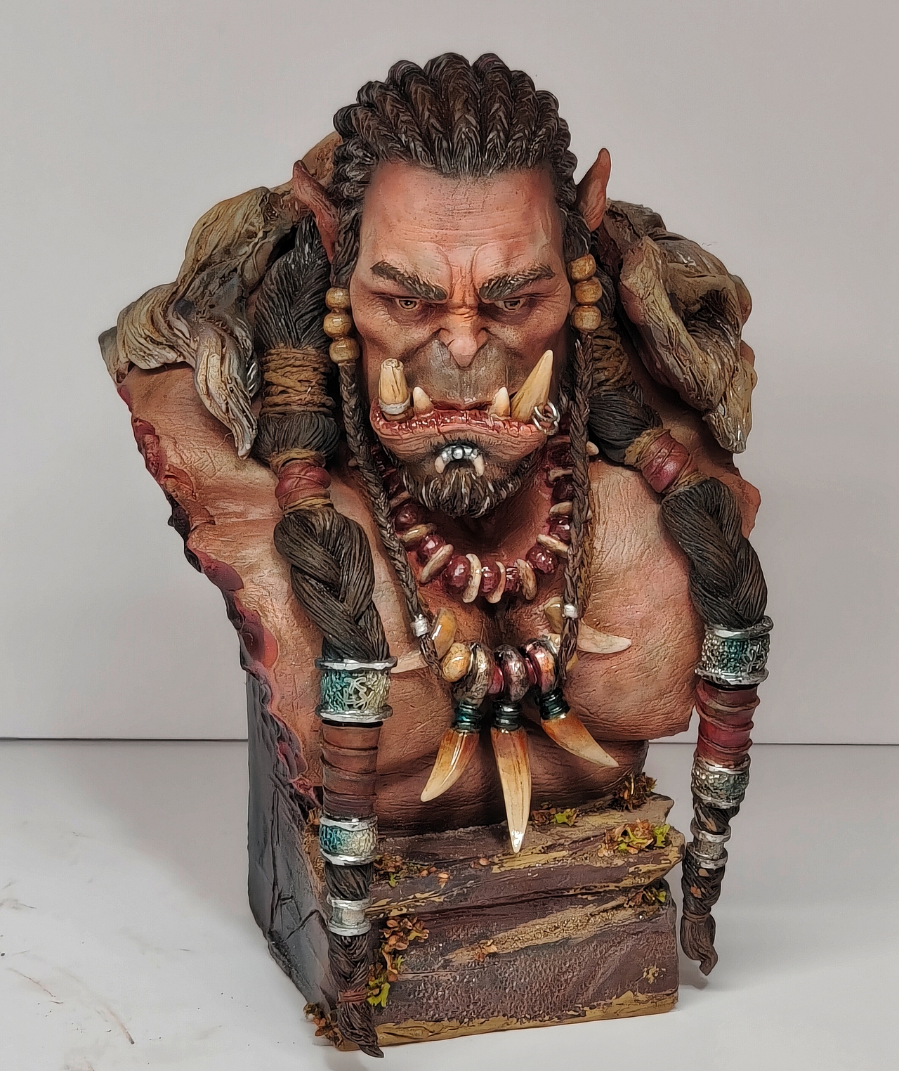 【霜狼氏族酋长·杜隆坦】涂装成品