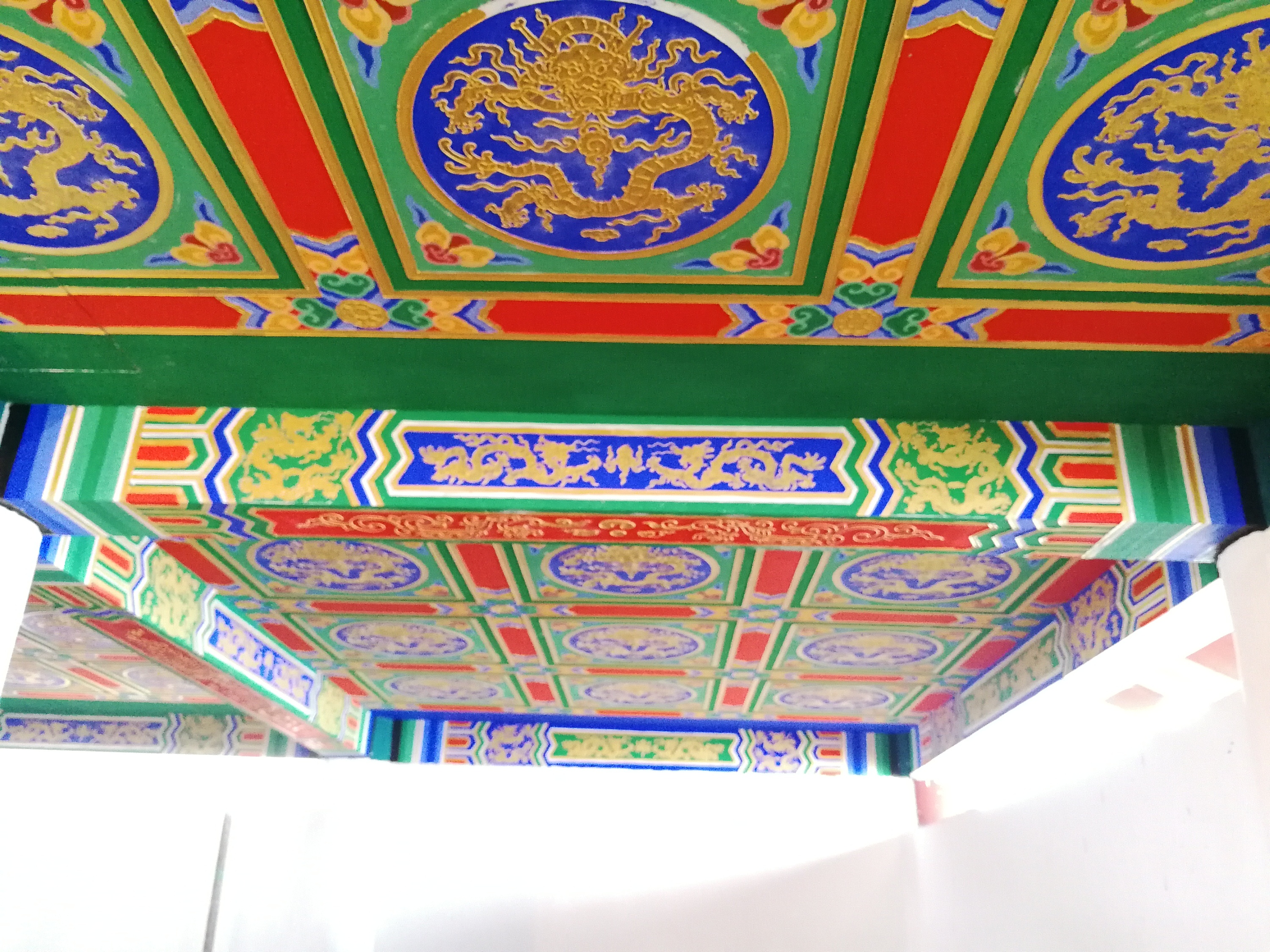 墙体彩绘 壁画 古建彩绘 手绘 文化墙