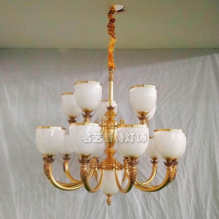 欧式全铜灯量身定制加工过程细节