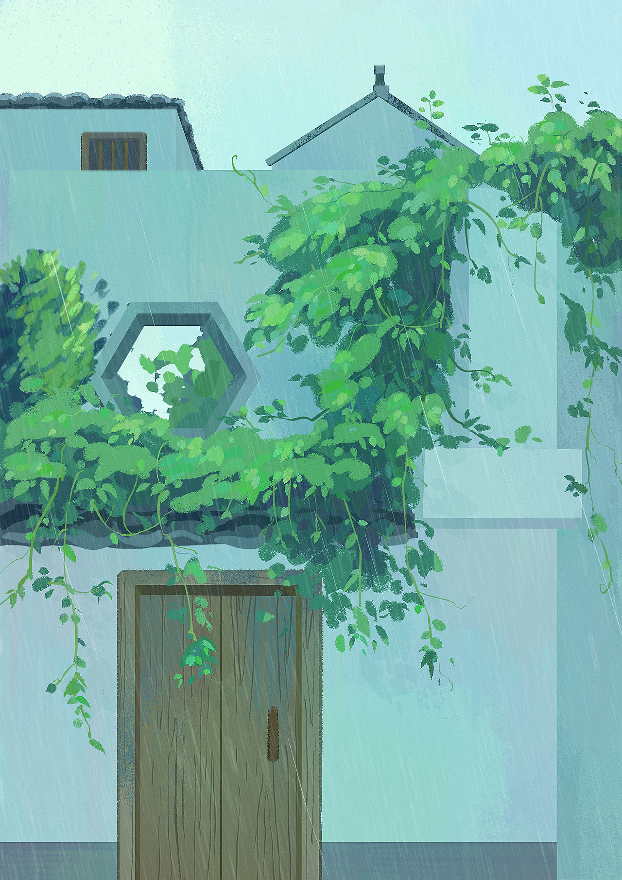 速涂花丛（图ZMzU1Mjk0NzI0） - 商业插画 - 站酷设计师乐小鸭原创素材 - 站酷ZCOOL