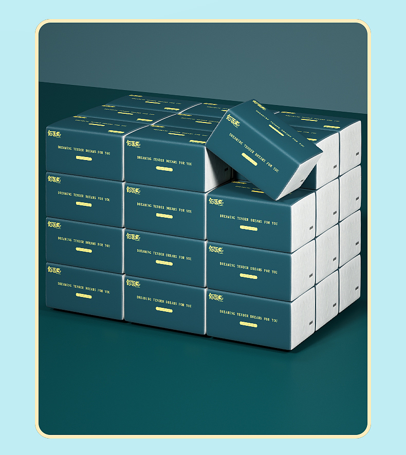 绿色抽纸原创详情分享 欢迎各类商业合作