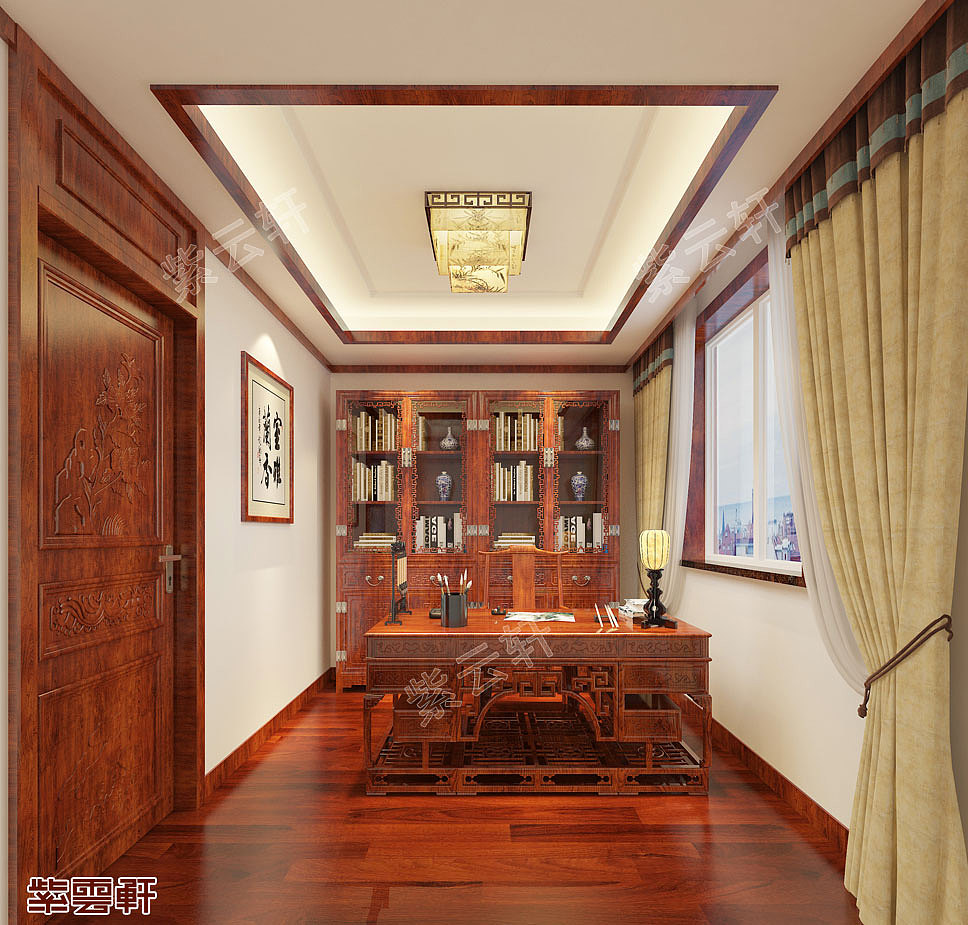 青岛平层大宅简约古典中式风格装修效果图（图ZMjU3ODA3Nzc2） - 家装设计 - 站酷设计师紫云轩中式原创素材 - 站酷ZCOOL