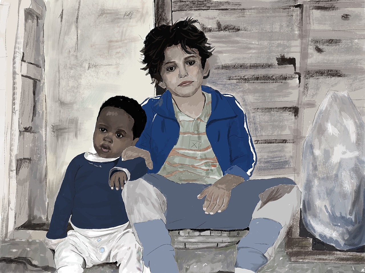 电影插画《何以为家》