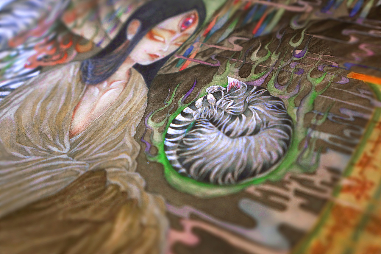 《辟魔终曲.神居》白中南颜彩-人川集(图ZMjExMTc1OTk2) - 艺术插画 - 站酷设计师白中南原创素材 - 站酷ZCOOL