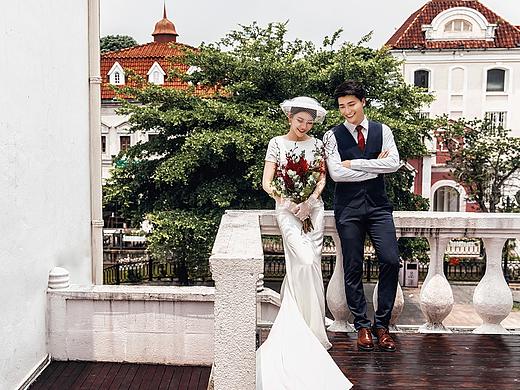 欧式城堡法式森系浪漫旅拍婚纱照深圳玛莎lili婚纱摄影