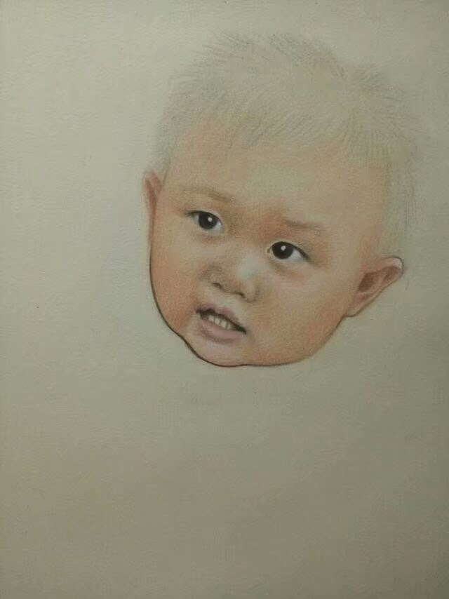 接电话的萌娃（图ZMTE3NjU0Mzcy） - 绘画 - 站酷设计师李胜仁原创素材 - 站酷ZCOOL