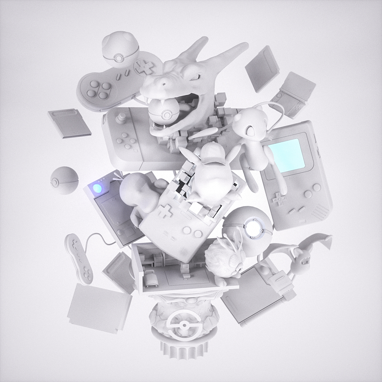 C4D作品——闲时作品