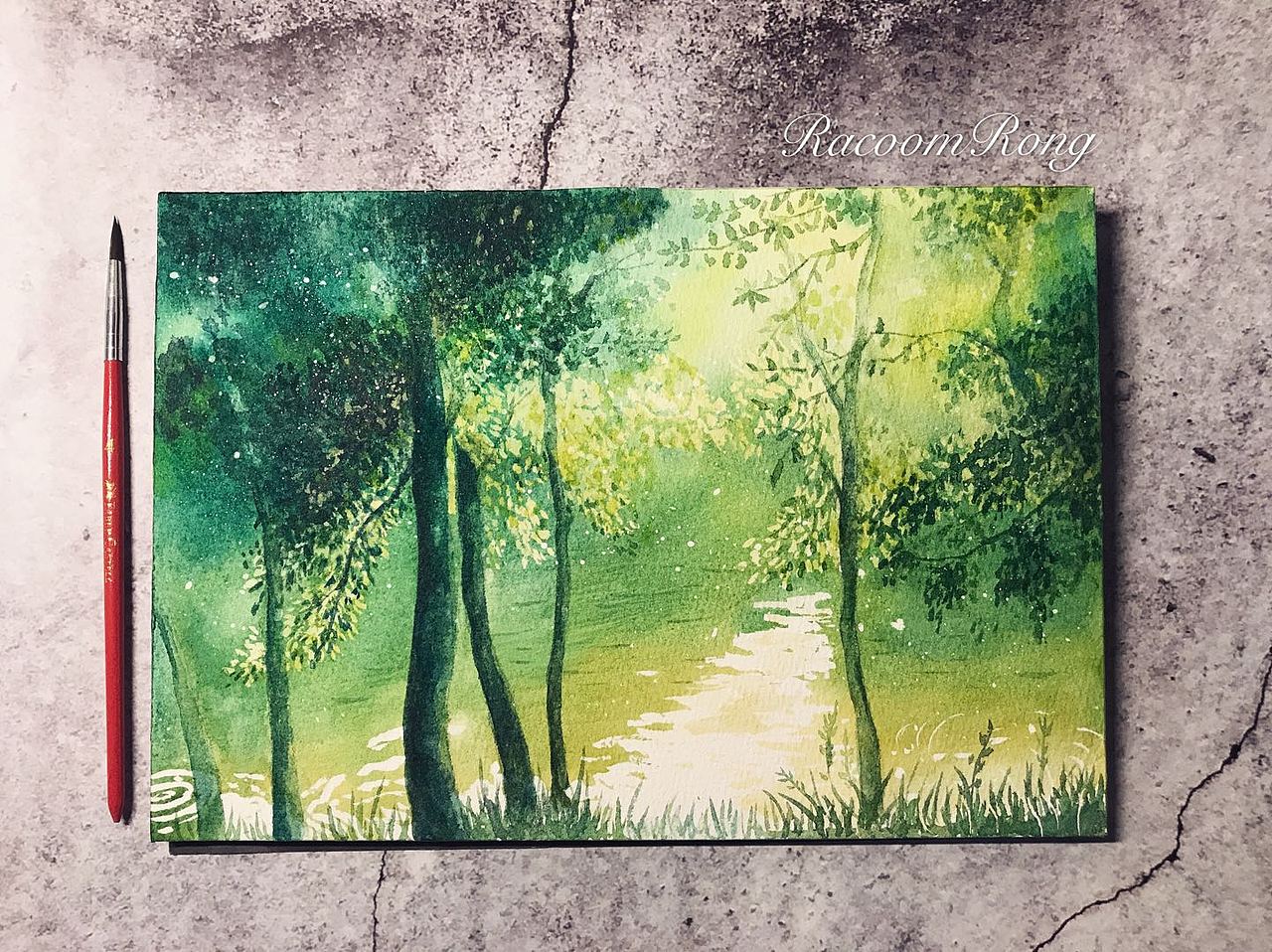 一些风景的练习(水彩)