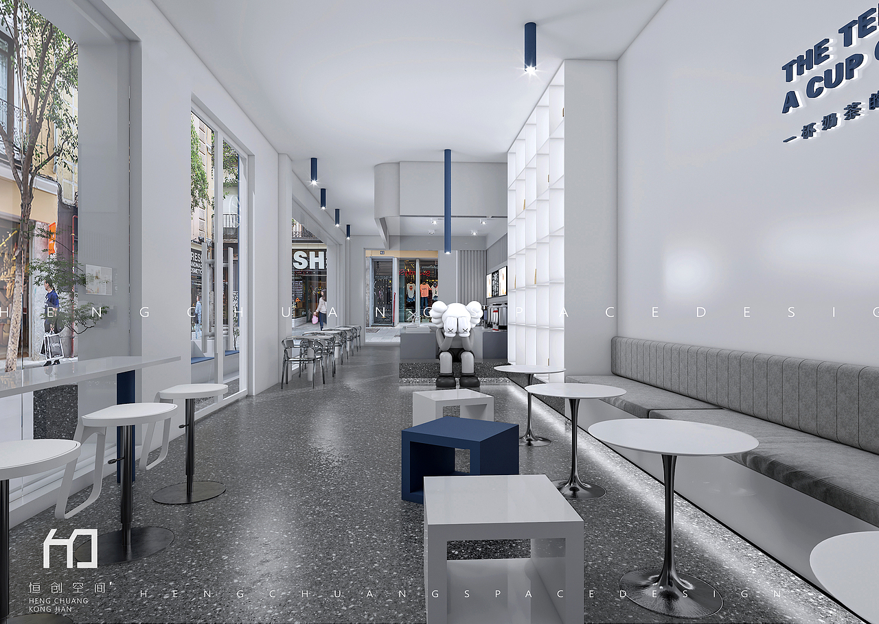 奶茶店面设计全案（图ZMjY5NDkzMzUy） - 商业空间设计 - 站酷设计师熊曼加原创素材 - 站酷ZCOOL