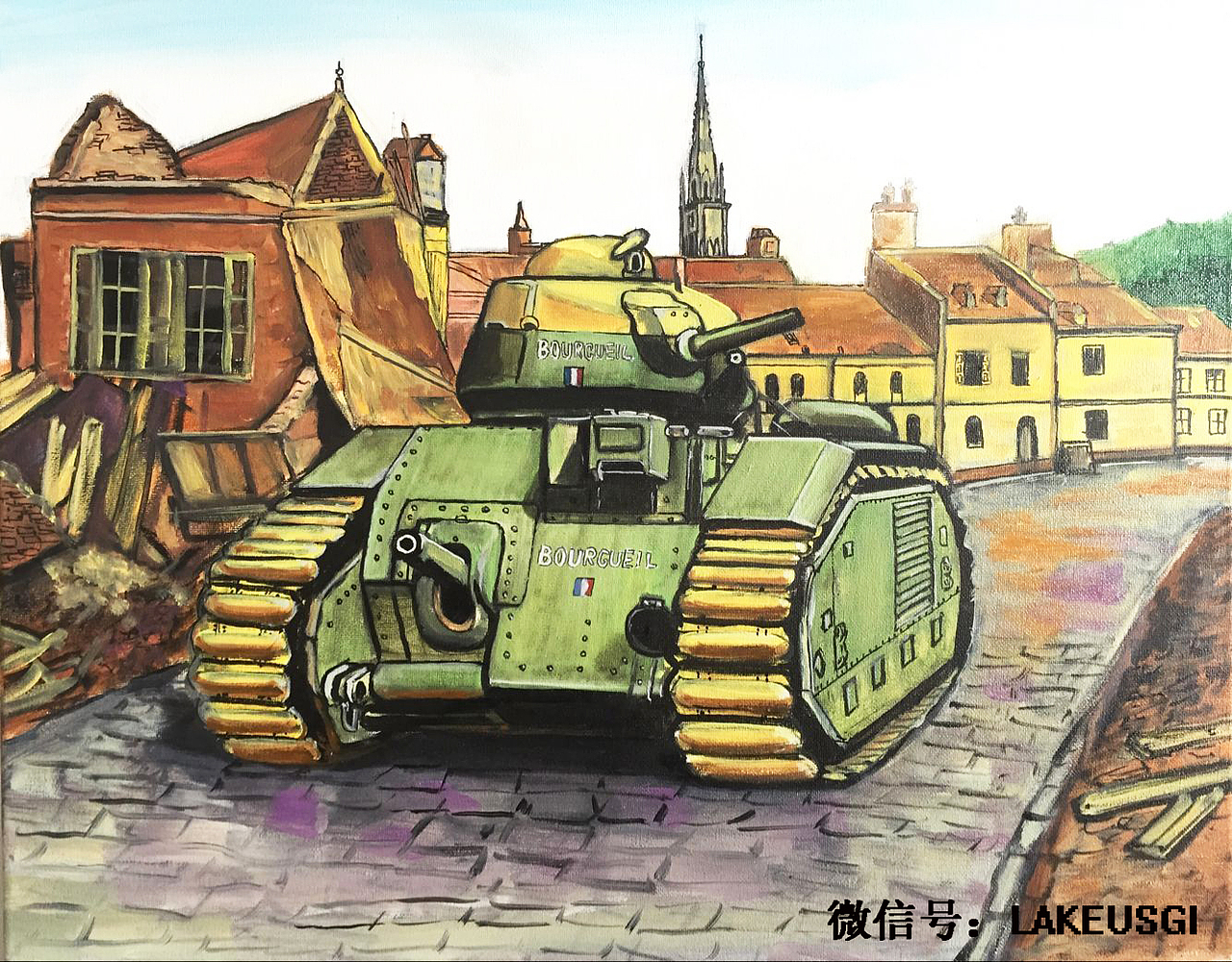 二战军事题材油画