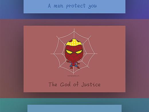 内涵蛋超级英雄电脑桌面