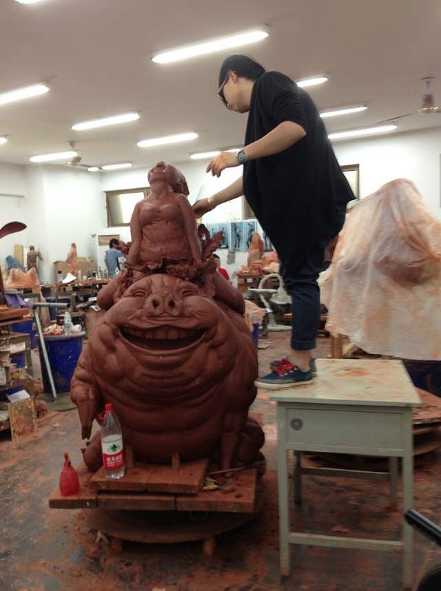 关于我的创作《自驾游》（图ZMTk2ODI5NDA=） - 雕塑 - 站酷设计师JESEA原创素材 - 站酷ZCOOL