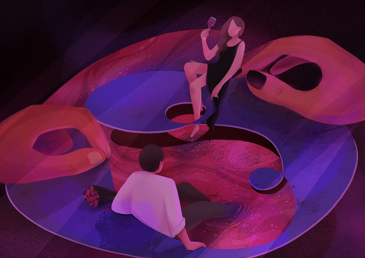 THE LOVE GAMES（图ZMTU5ODMwNTk2） - 艺术插画 - 站酷设计师香梨同学原创素材 - 站酷ZCOOL