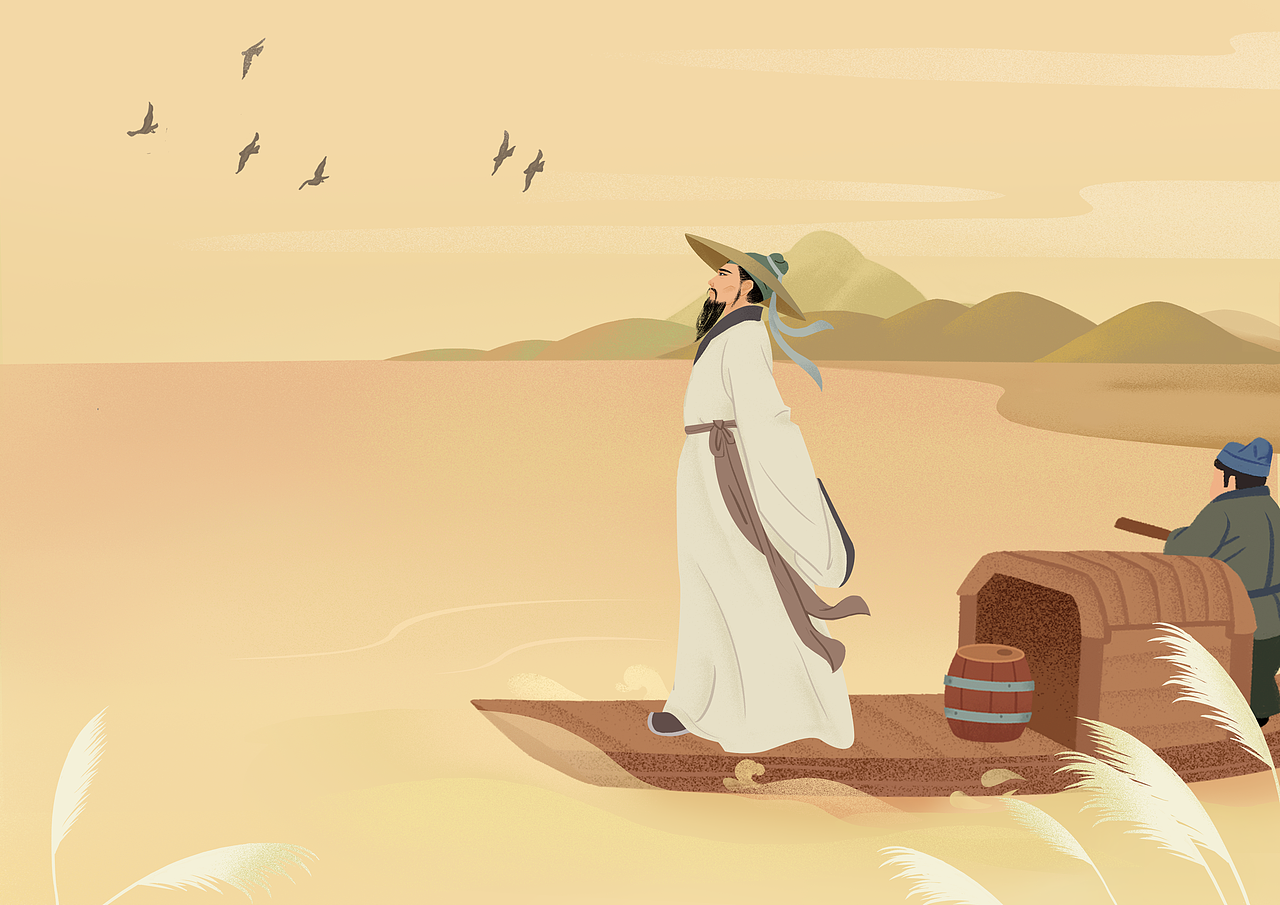 古代人物插画（图ZMjE1OTAzODQ4） - 商业插画 - 站酷设计师奈明原创素材 - 站酷ZCOOL