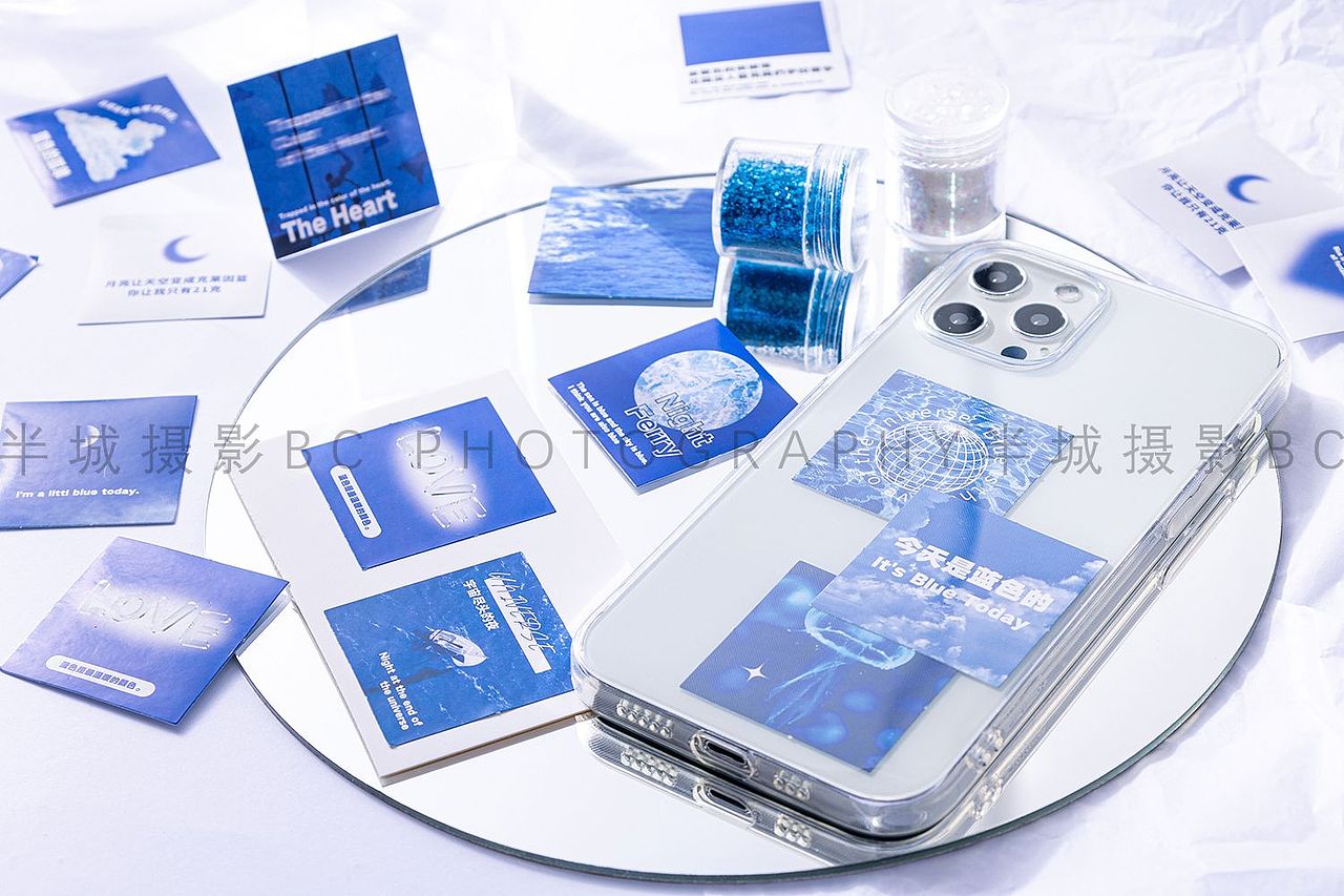 克莱因蓝贴纸拍摄案例