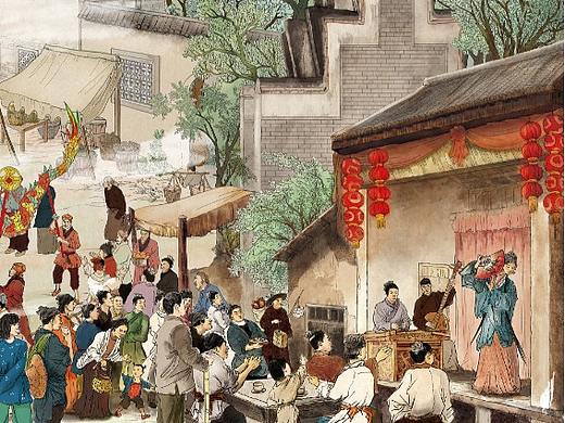 云城博物馆非遗创作层板画