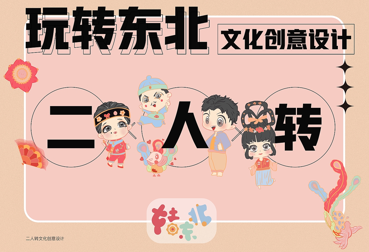 东北二人转文创设计（图ZMjkwMDI1MDIw） - 品牌 - 站酷设计师小怪兽大大大原创素材 - 站酷ZCOOL