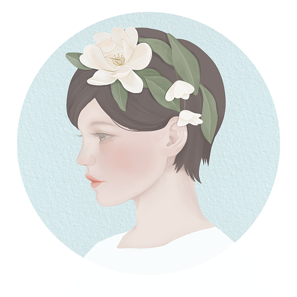 花非花--插画人像练习