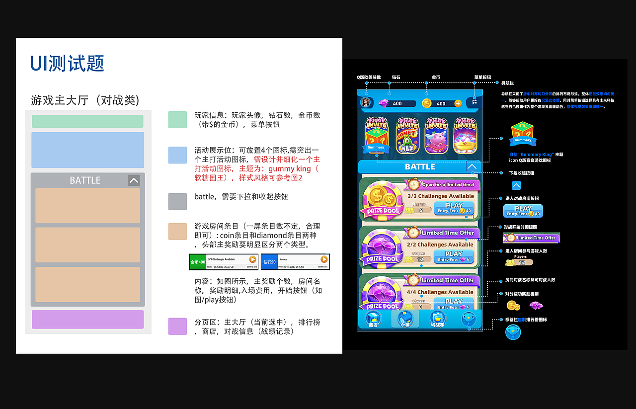 做了一个游戏UI的测试题....（图ZMzQ5MDIxMTky） - 游戏UI - 站酷设计师w6123456原创素材 - 站酷ZCOOL