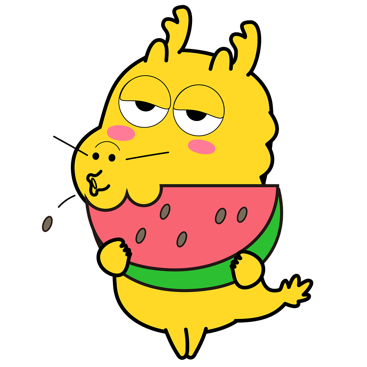 比比龍（圖ZMzEwNDU2MTgw） - 網(wǎng)絡(luò)表情 - 站酷設(shè)計(jì)師Tangsi_EXC原創(chuàng)素材 - 站酷ZCOOL