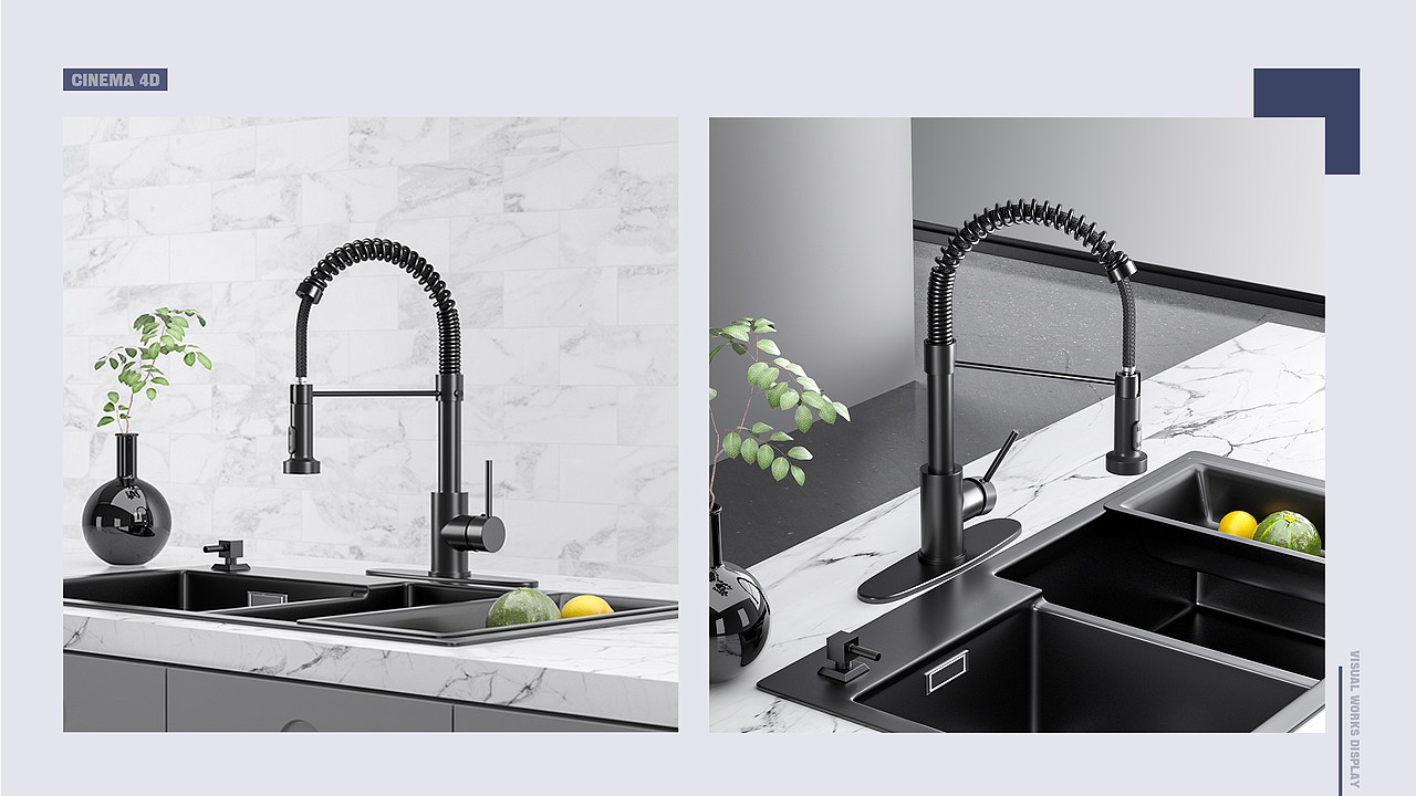 卫浴-水龙头的建模与渲染（图ZMzMzMjU1NDU2） - 场景 - 站酷设计师黑猫好紧张原创素材 - 站酷ZCOOL