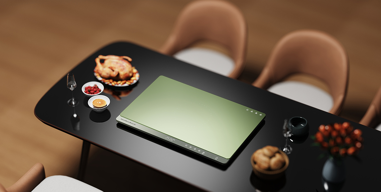 产品设计 | 家用一体式暖菜板