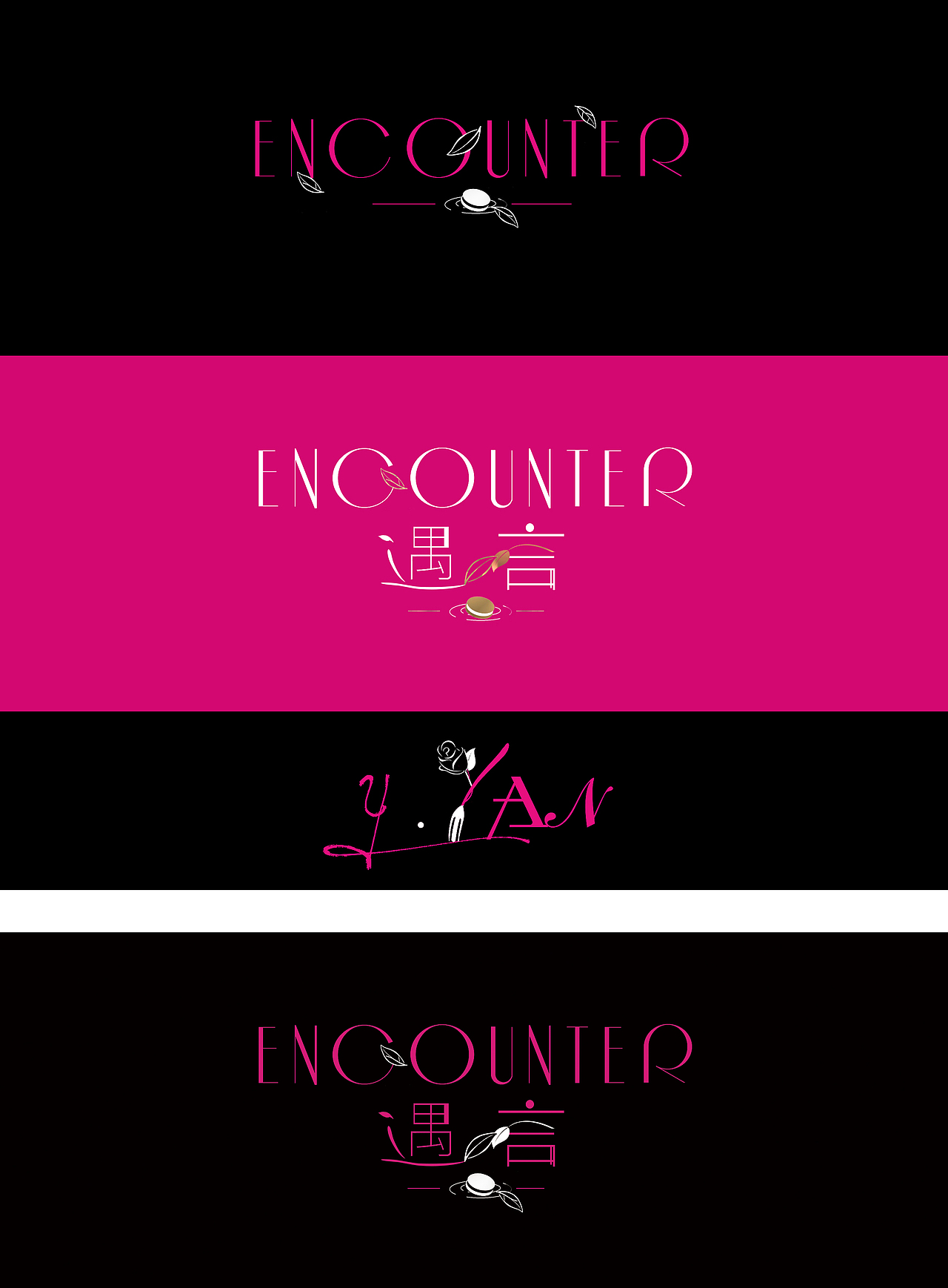 LOGO设计:遇言 Y`YAN/ENCOUNTER