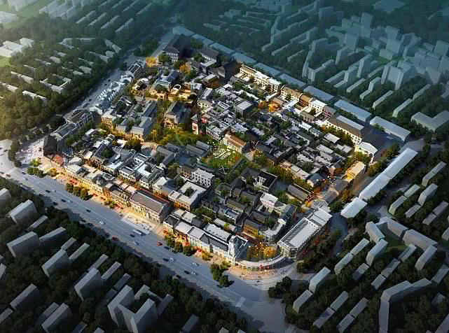 民国小镇手绘地图定制景区城市乡镇美丽村庄h5程序设计（图ZMjAzMjEzOTA0） - 商业插画 - 站酷设计师手绘地图原创素材 - 站酷ZCOOL