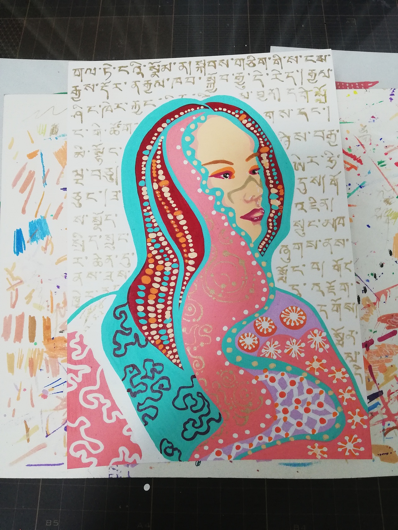 祈福（图ZMjk5NTU5ODQ0） - 创作习作 - 站酷设计师小DENG_原创素材 - 站酷ZCOOL