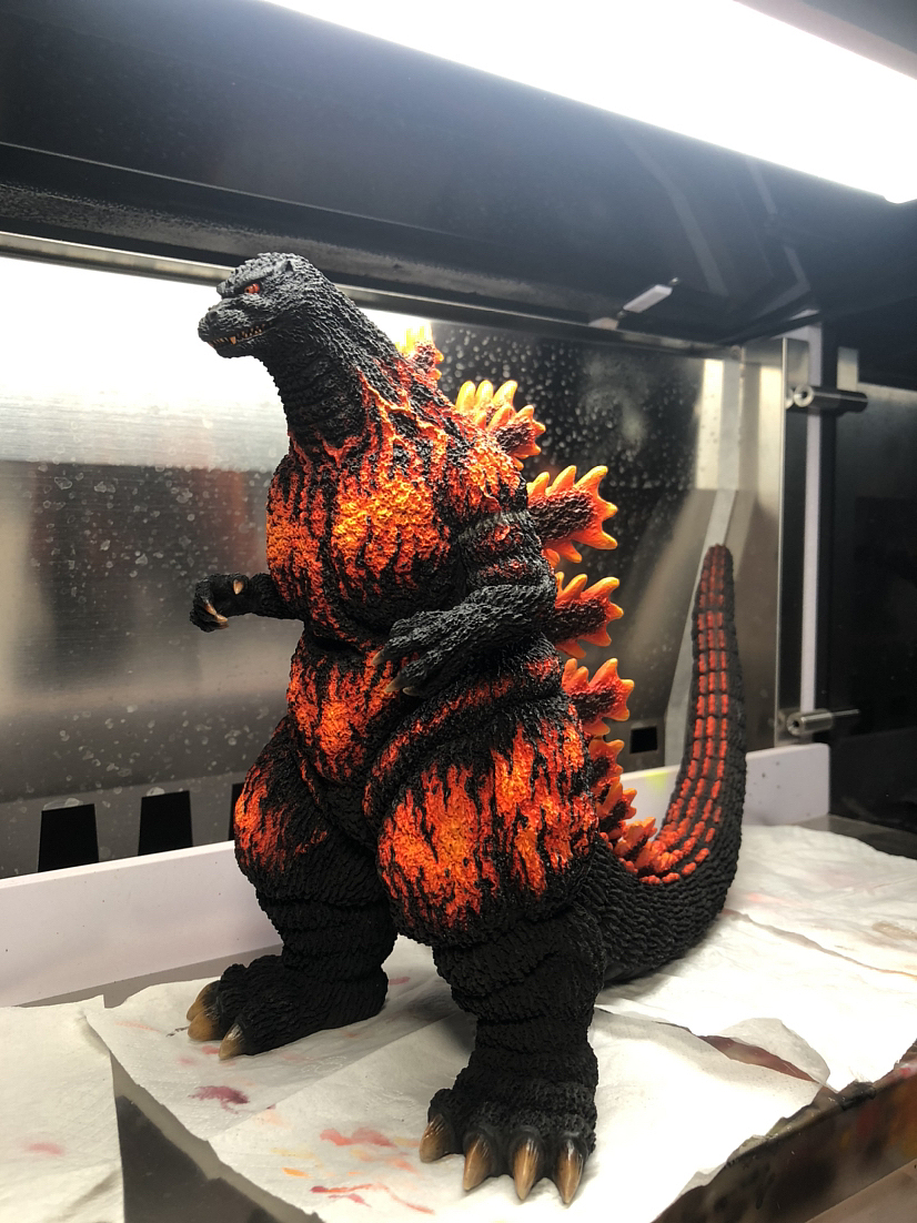 红莲哥斯拉涂装（图ZMzQwMTU0Nzk2） - 手办/模玩 - 站酷设计师MWTK冥王特快原创素材 - 站酷ZCOOL