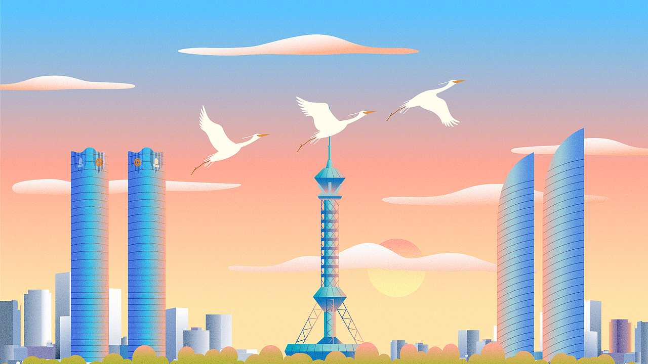 厦门航空白鹭俱乐部三合一动画