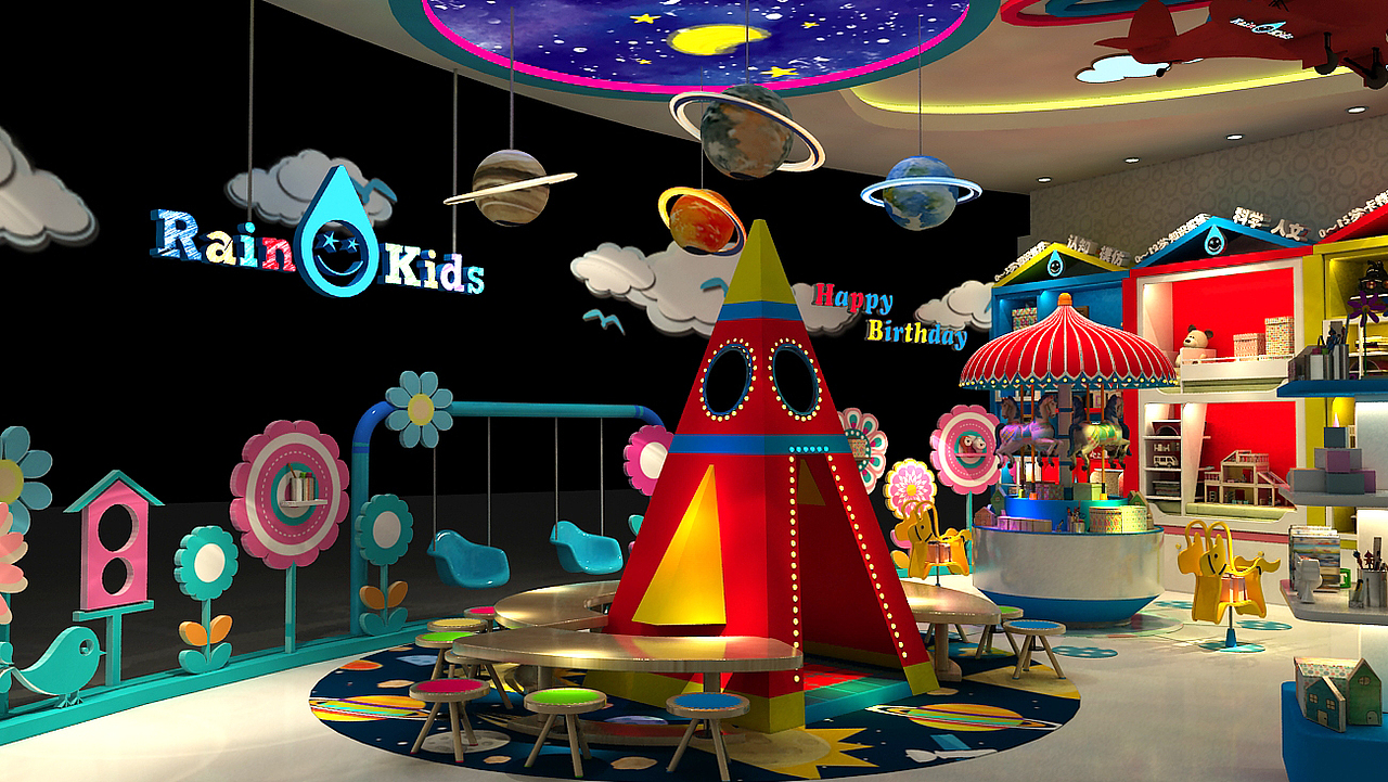 Rain 儿童零售空间设计 × PONGO DESIGN