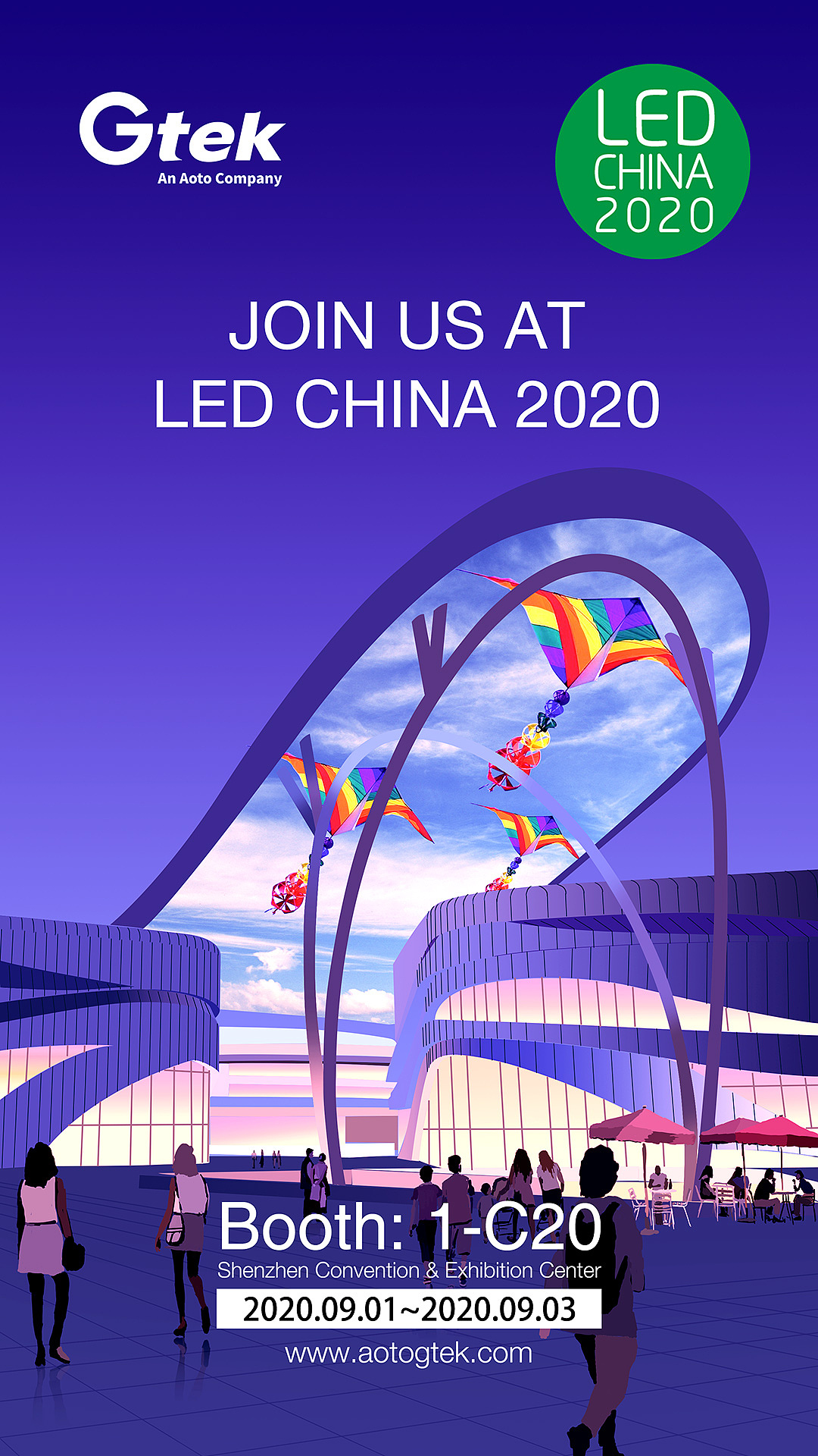 深圳市奥拓立翔光电科技有限公司 LED China 邀请函（图ZMjIwNDAzMjU2） - 海报 - 站酷设计师张海涛Tom原创素材 - 站酷ZCOOL
