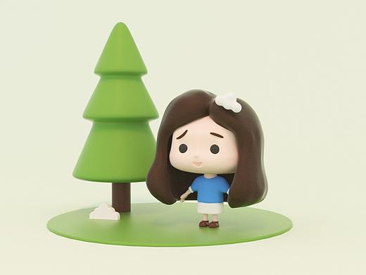 白小云 表情三维