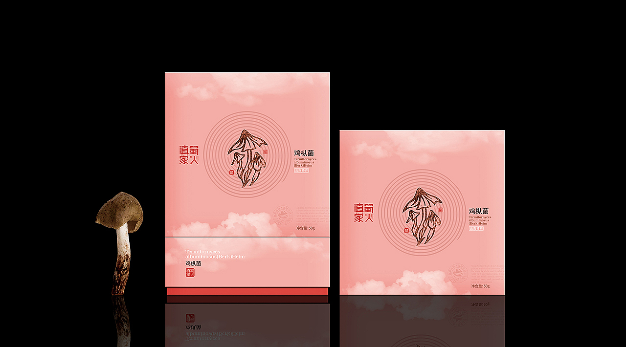 云南“滇蜀家人”野生菌系列包装——意形社