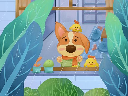 柯小呆的愁容（个人主页-ZNTM1NTAwNjA=） - 创作习作 - 站酷设计师八月白原创素材 - 站酷ZCOOL