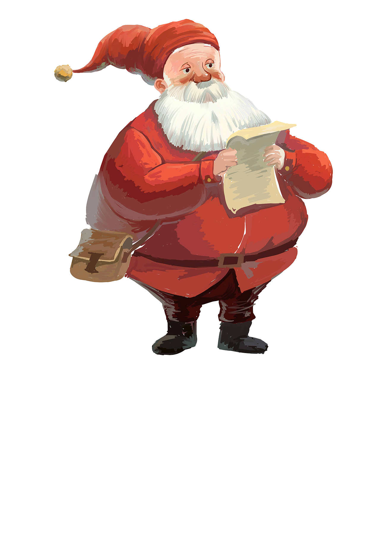 圣诞老人（图ZMTIyMjU1NTky） - 创作习作 - 站酷设计师橘77原创素材 - 站酷ZCOOL
