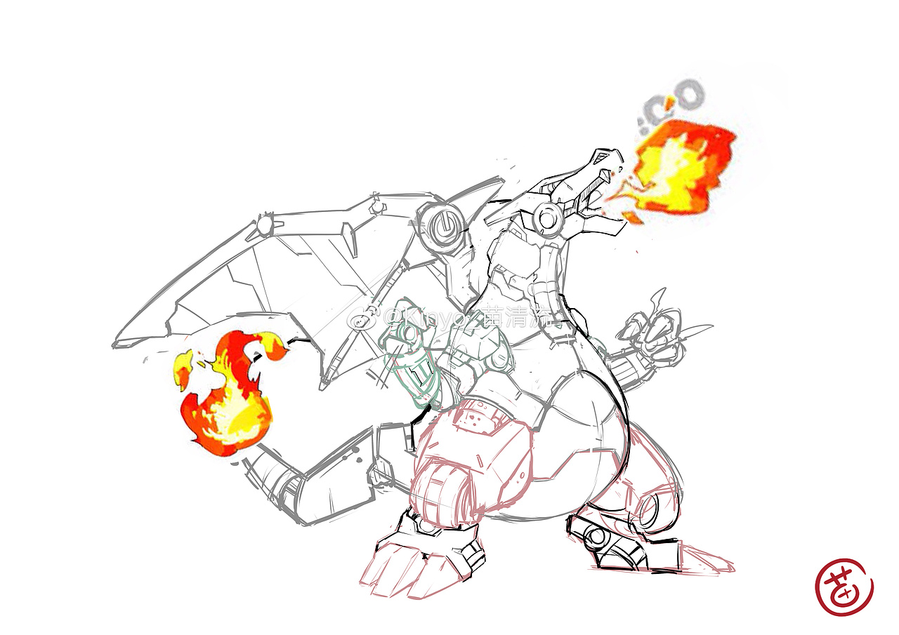 机械化宝可梦喷火龙