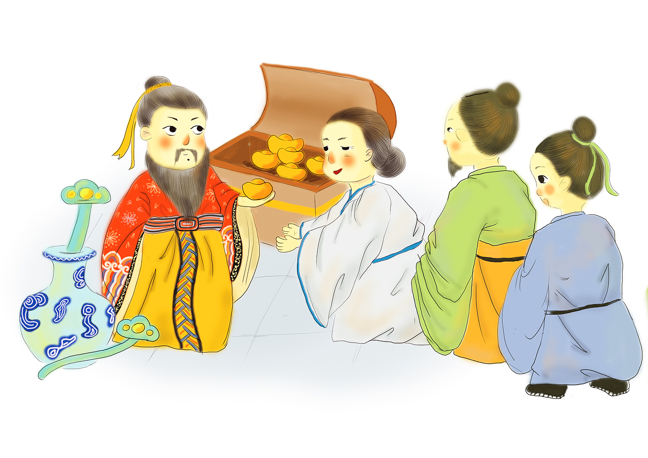 儿童国学插画《千字文》_starky-站酷zcool