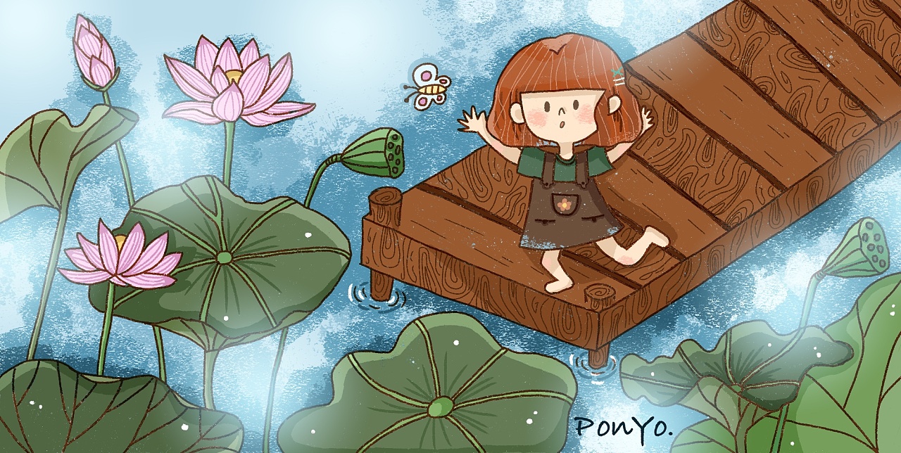 初夏|插画|儿童插画|ponyo5 - 原创作品 - 站酷 (zcool)