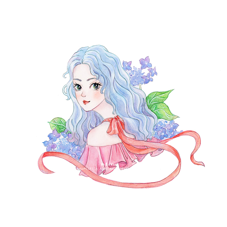 水彩—与春天相遇（图ZMTUyNDY3MzM2） - 创作习作 - 站酷设计师林夏adou原创素材 - 站酷ZCOOL