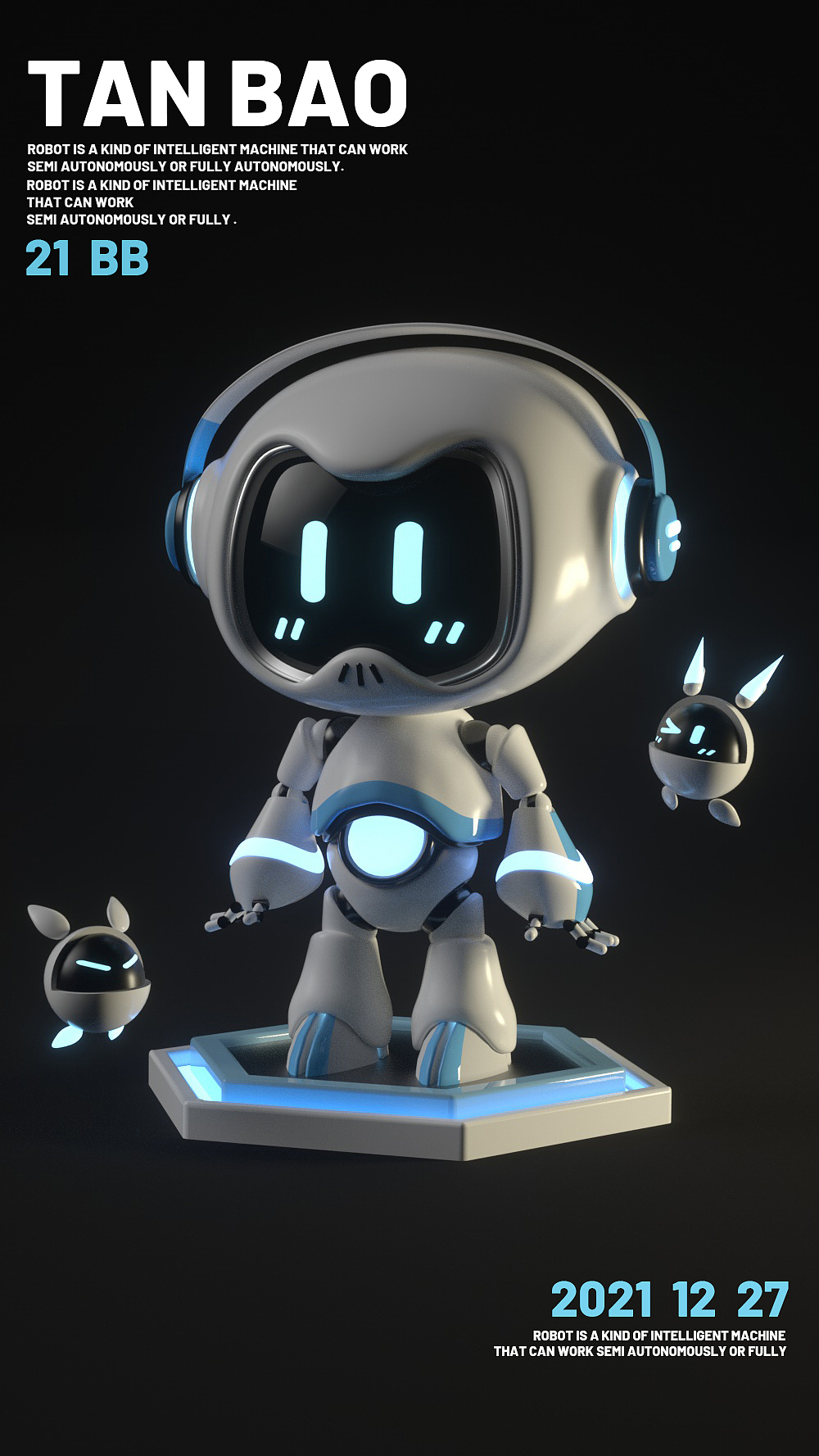 探宝  52号bb q版机器人手办