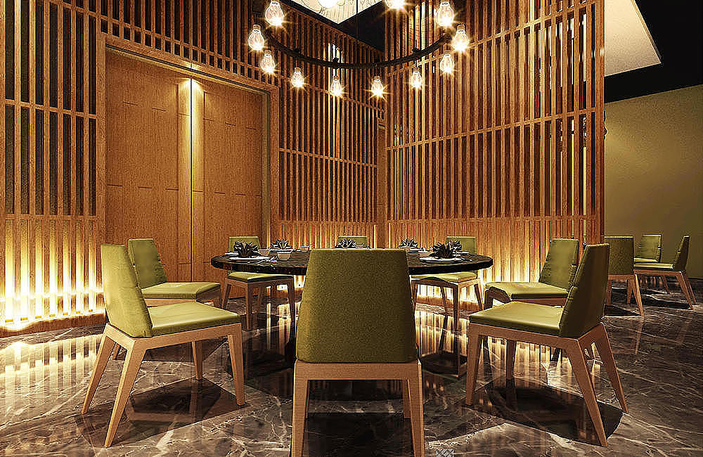 郑州时尚餐厅装修设计京创装饰设计公司