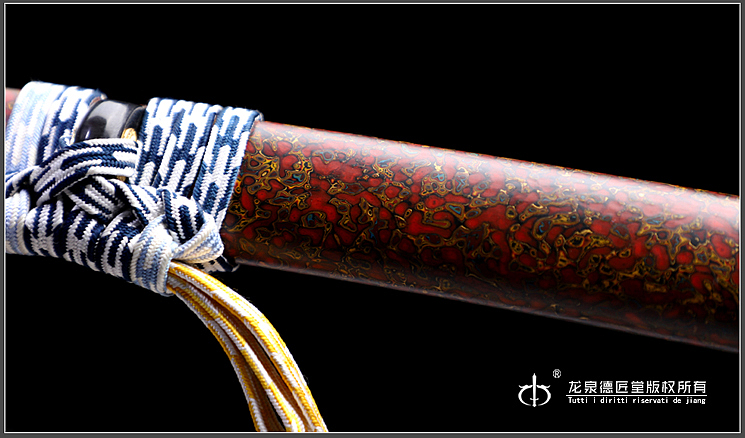 龙泉刀剑-吉冈打刀|自炼钢四方锻（DJ-1390）