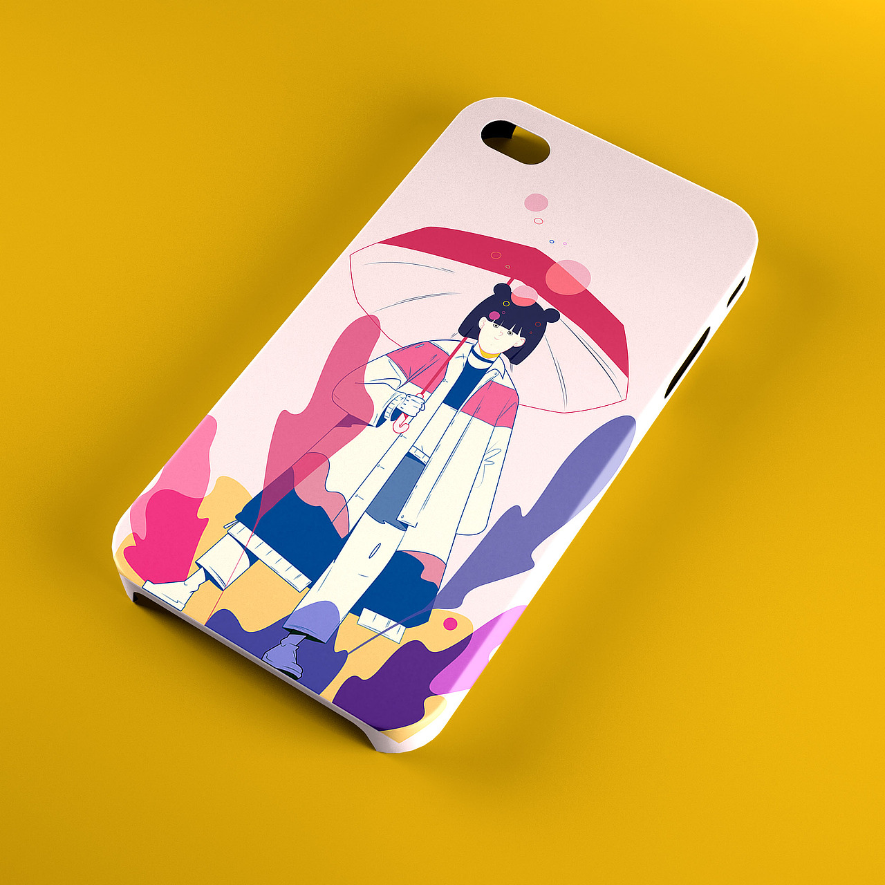 一些以前的作品放到样机里看看