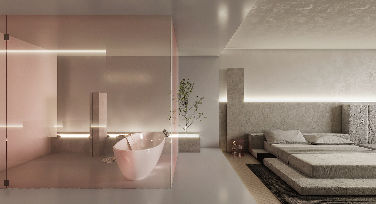 艺术酒店客房空间（图ZMjI5NzA2MDYw） - 家装设计 - 站酷设计师叶绍正原创素材 - 站酷ZCOOL