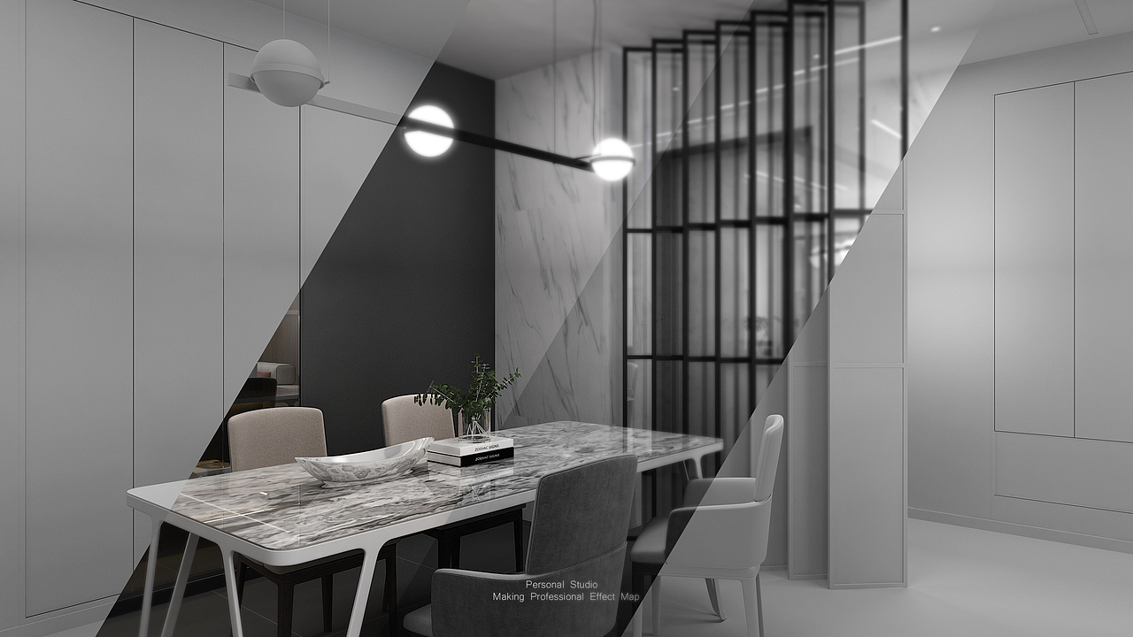 现代家居简约设计效果图