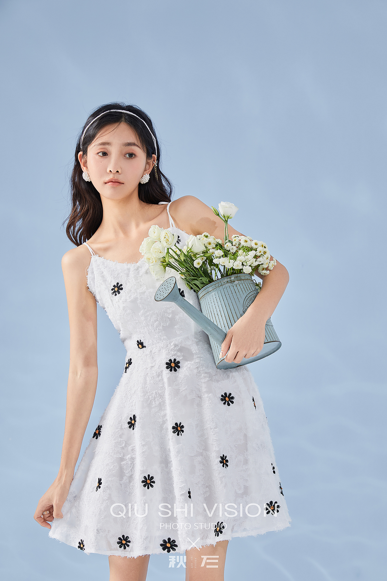 女装夏装连衣裙创意棚拍 甜美风女装棚拍