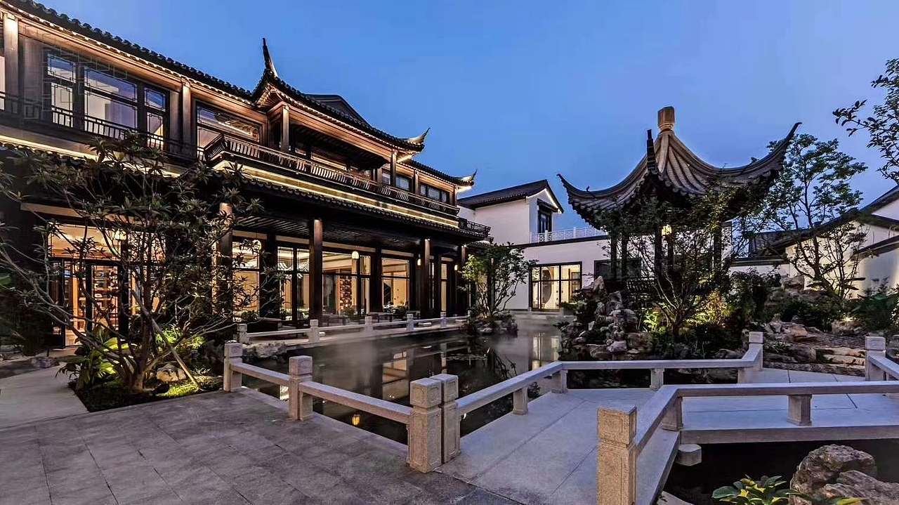 桃李春风中式庭院（图ZMjI5NTA0NTc2） - 建筑设计 - 站酷设计师1992Miss刘原创素材 - 站酷ZCOOL