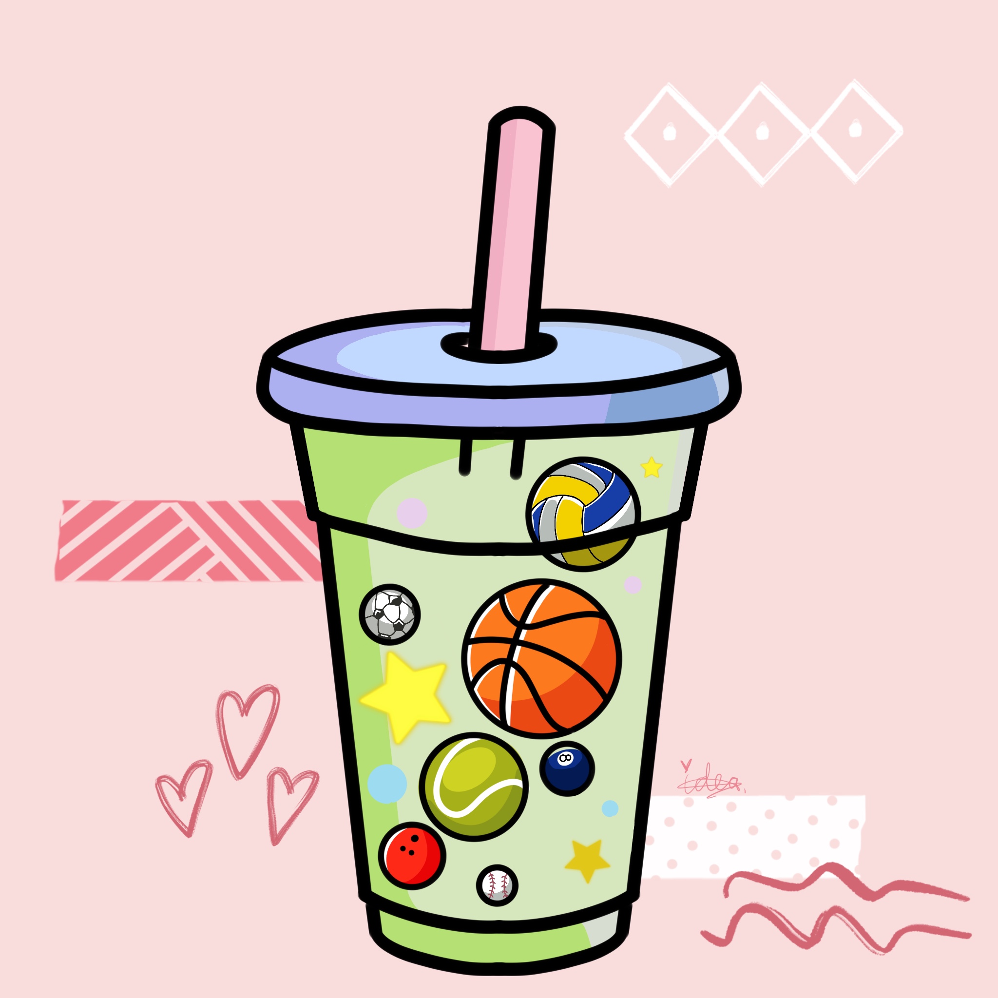 珍珠奶茶表情符号图片